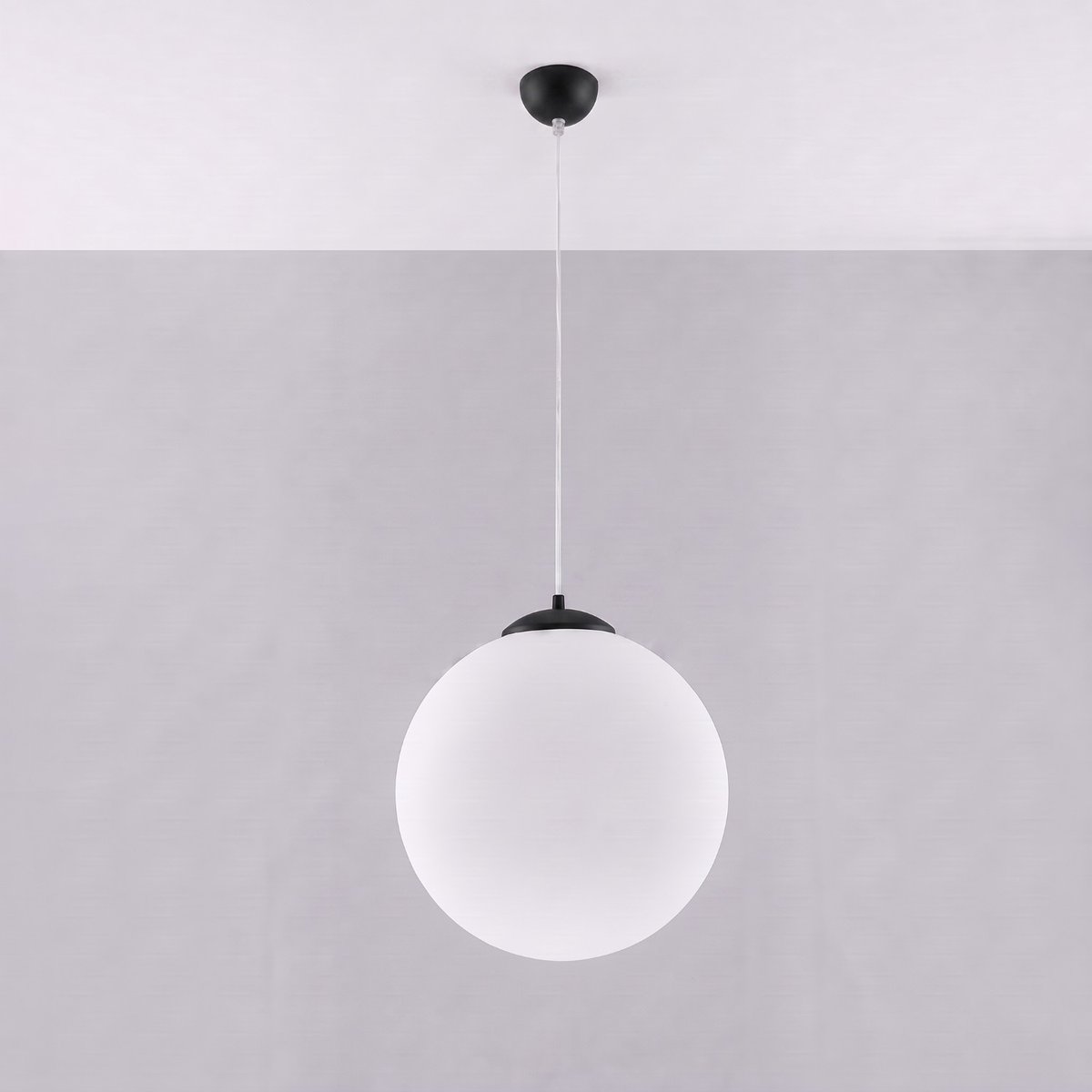 Suspension Acier Noir E27 1 Ugo noir, EDEN