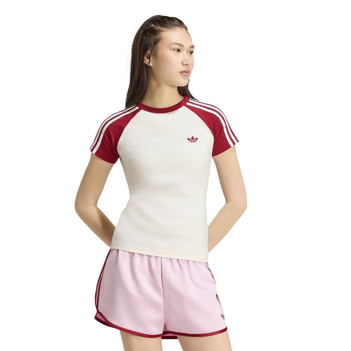 Superstar Short Sleeve T-Shirt white/red, adidas Originals