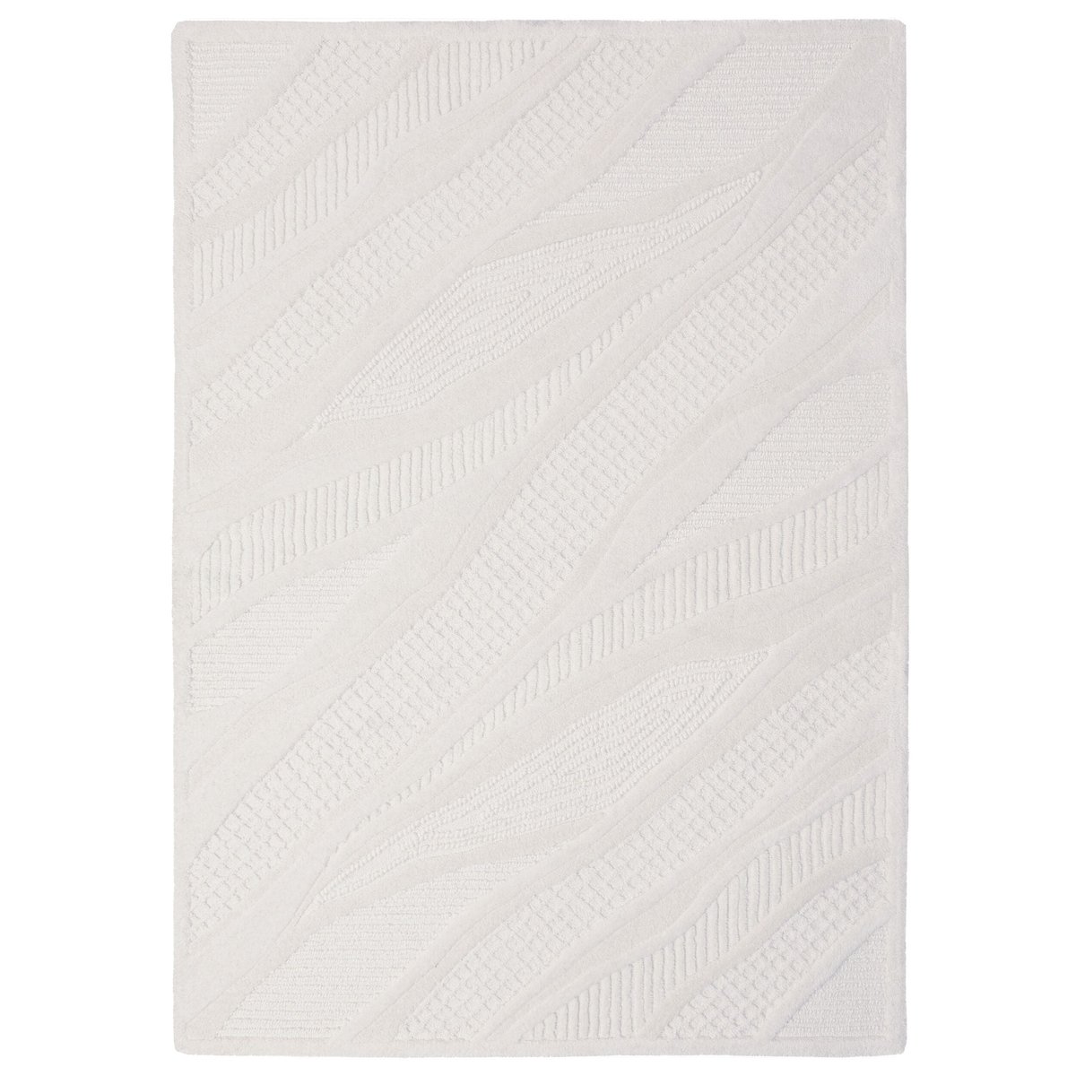 Tapis en laine ABSTRAIT blanc, FLAIR RUGS
