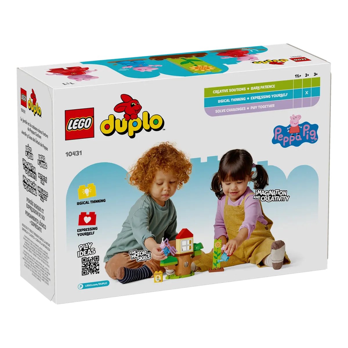 LEGO DUPLO - Jardin et Cabane dans l'Arbre de Peppa Pig - 10431 multicolore, LEGO