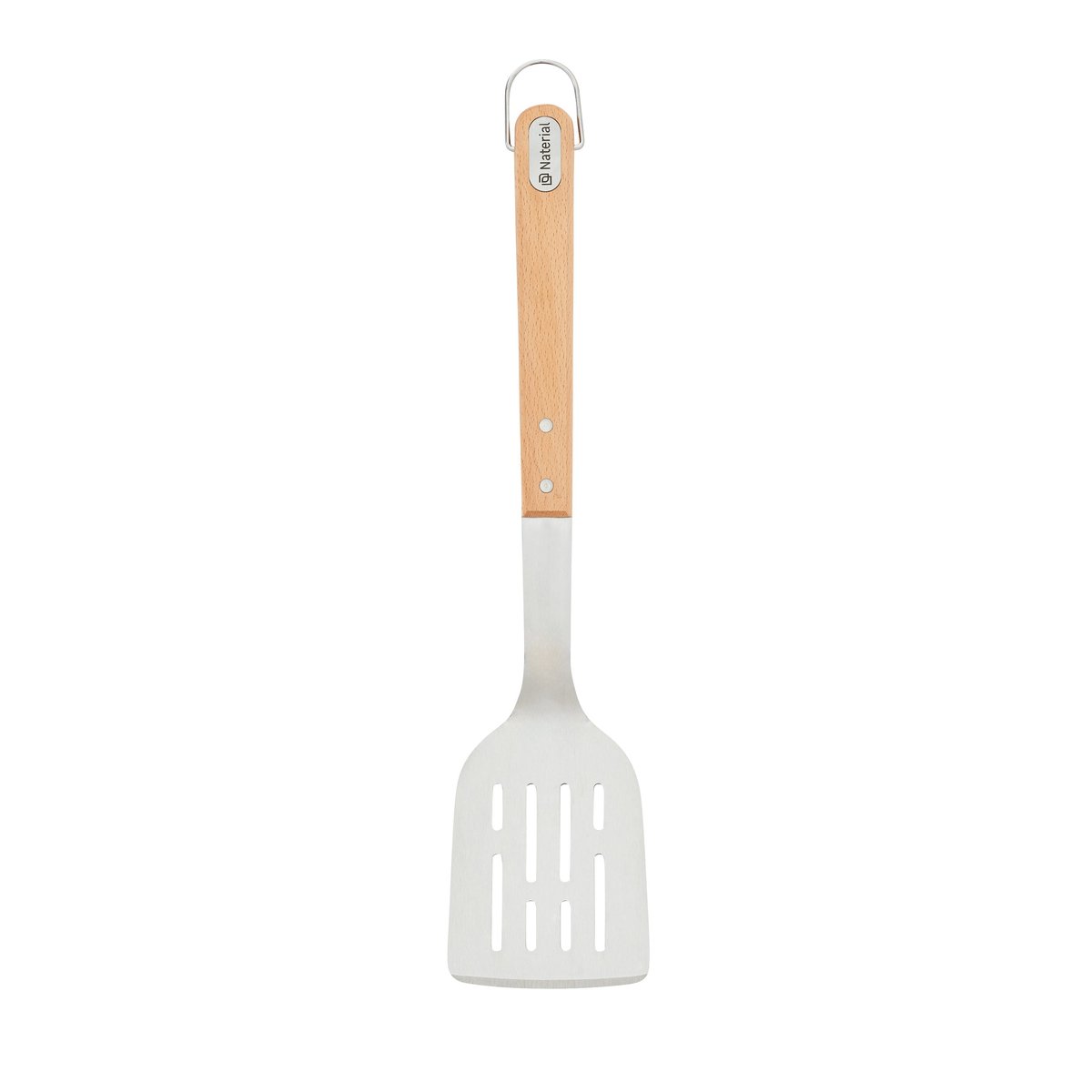 Ensemble accessoires cuisson magnétiques pour barbecue, NATERIAL marron, gris / argent, NATERIAL
