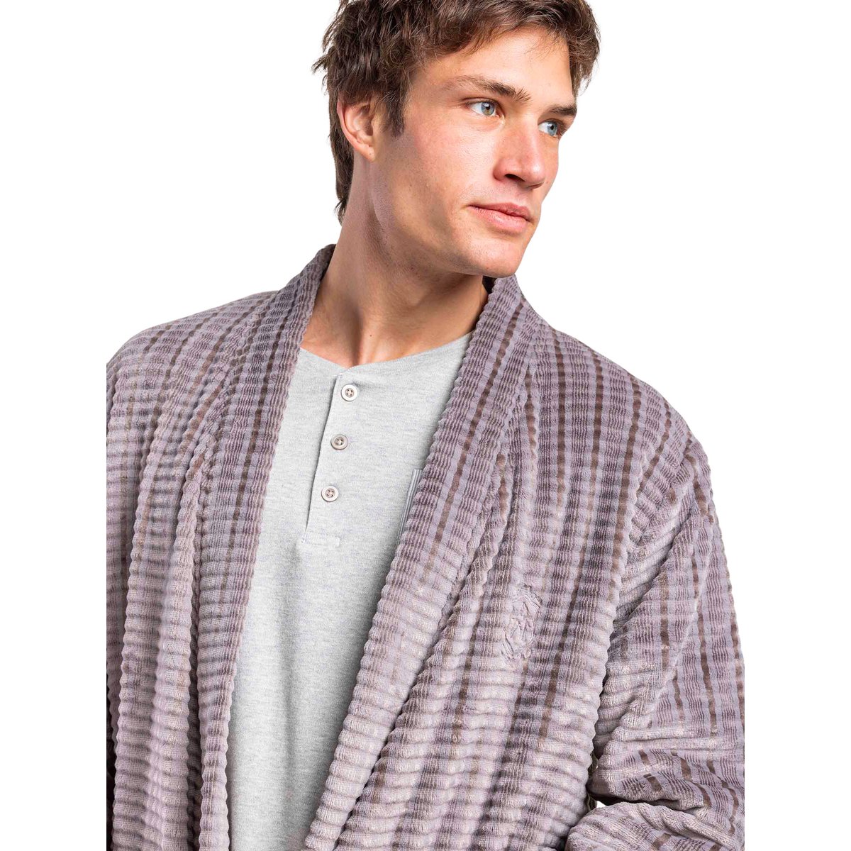 Robe de chambre Heritage gris, ADMAS