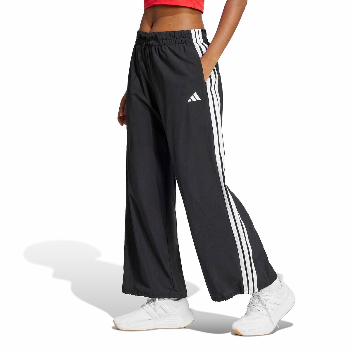 Pantalon large Essentials 3-Stripes noir, ADIDAS SPORTSWEAR