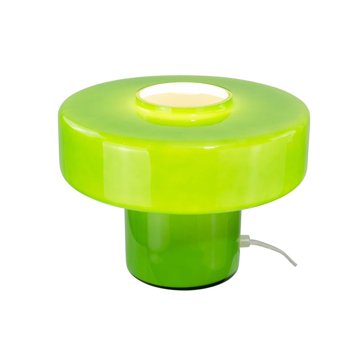Lampe à poser en verre, FOZA vert, C-CREATION