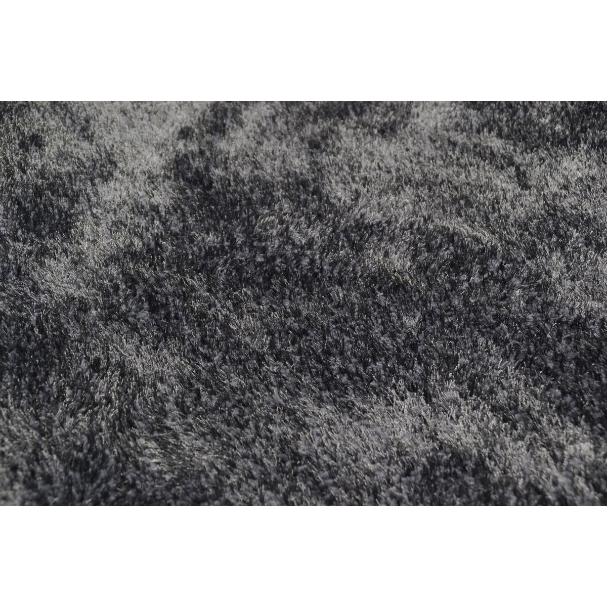 Tapis Shaggy SOFT brillant à poils longs anthracite, TOM TAILOR