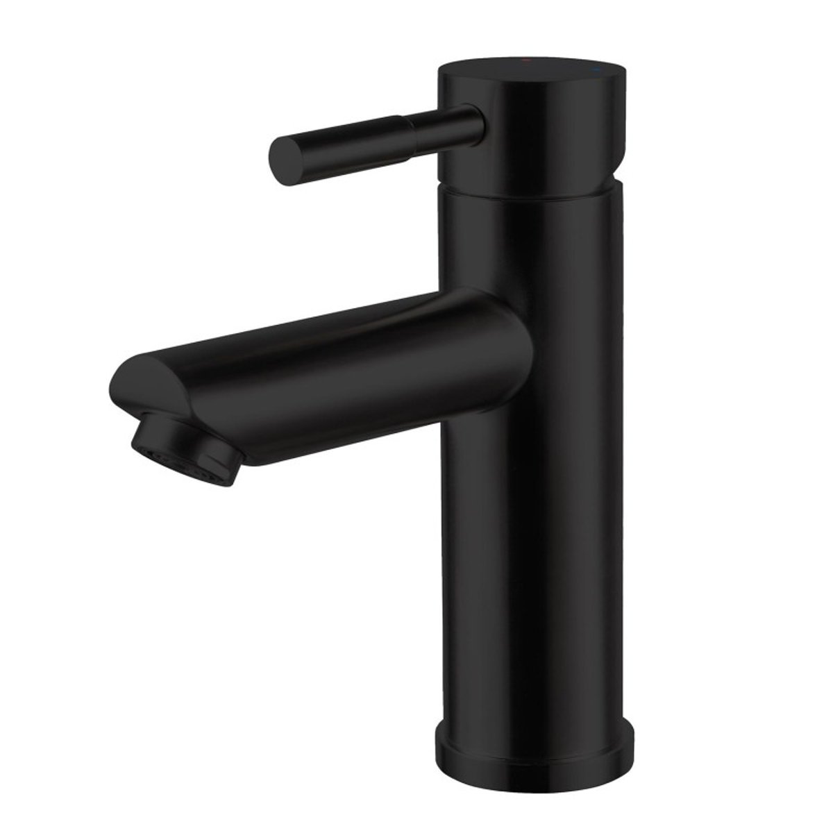 Robinet salle de bain mitigeur bec bas TAP noir, MOB IN