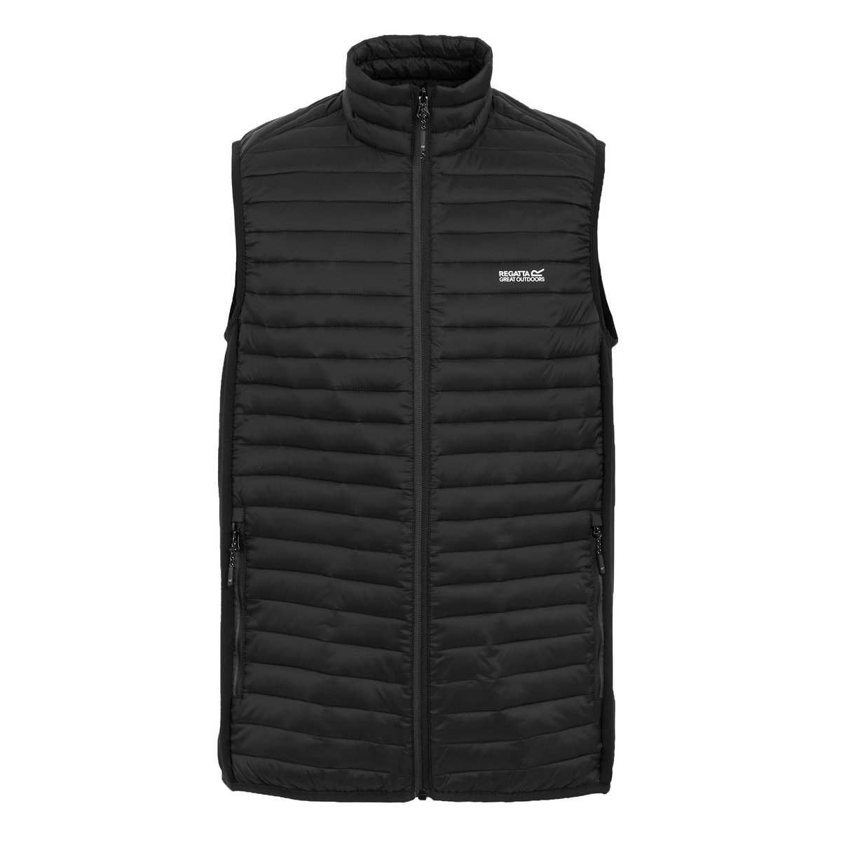 Veste hybride matelassée col montant ANDRESON noir, REGATTA