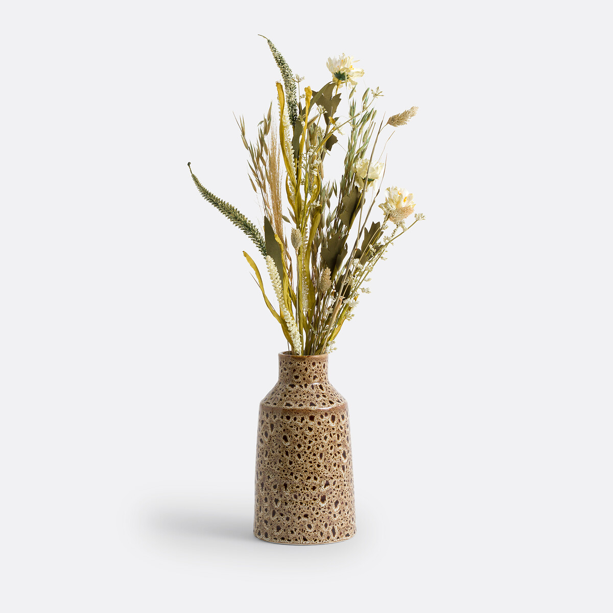 Pastela 20cm High Ceramic Vase taupe, LA REDOUTE INTERIEURS