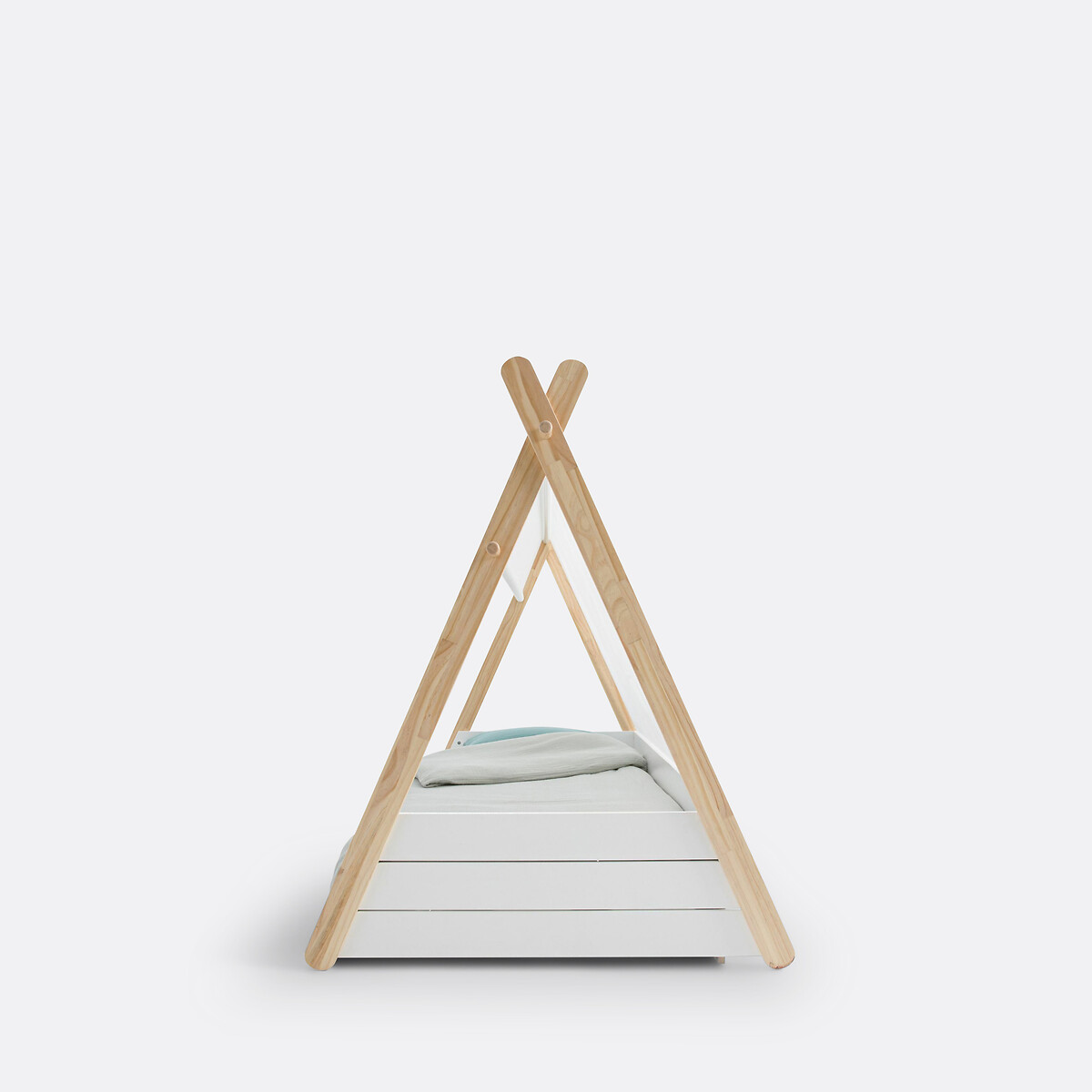Lit enfant Tipi avec sommier SIFFROY blanc bois, LA REDOUTE INTERIEURS