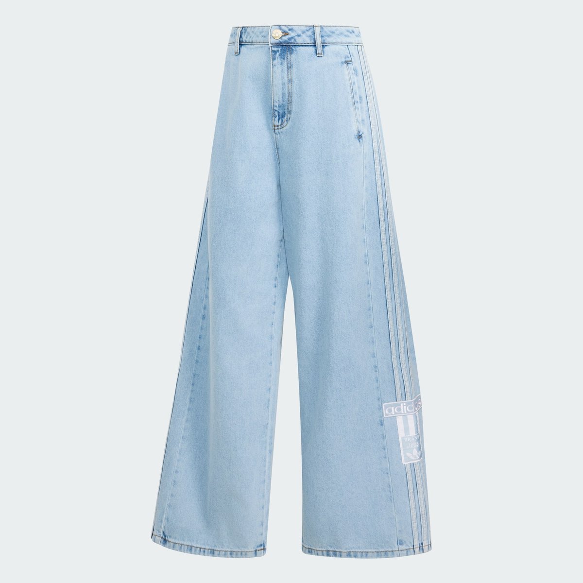 Pantalon Large Taille Mi-Haute Denim Adibreak light denim, adidas Originals