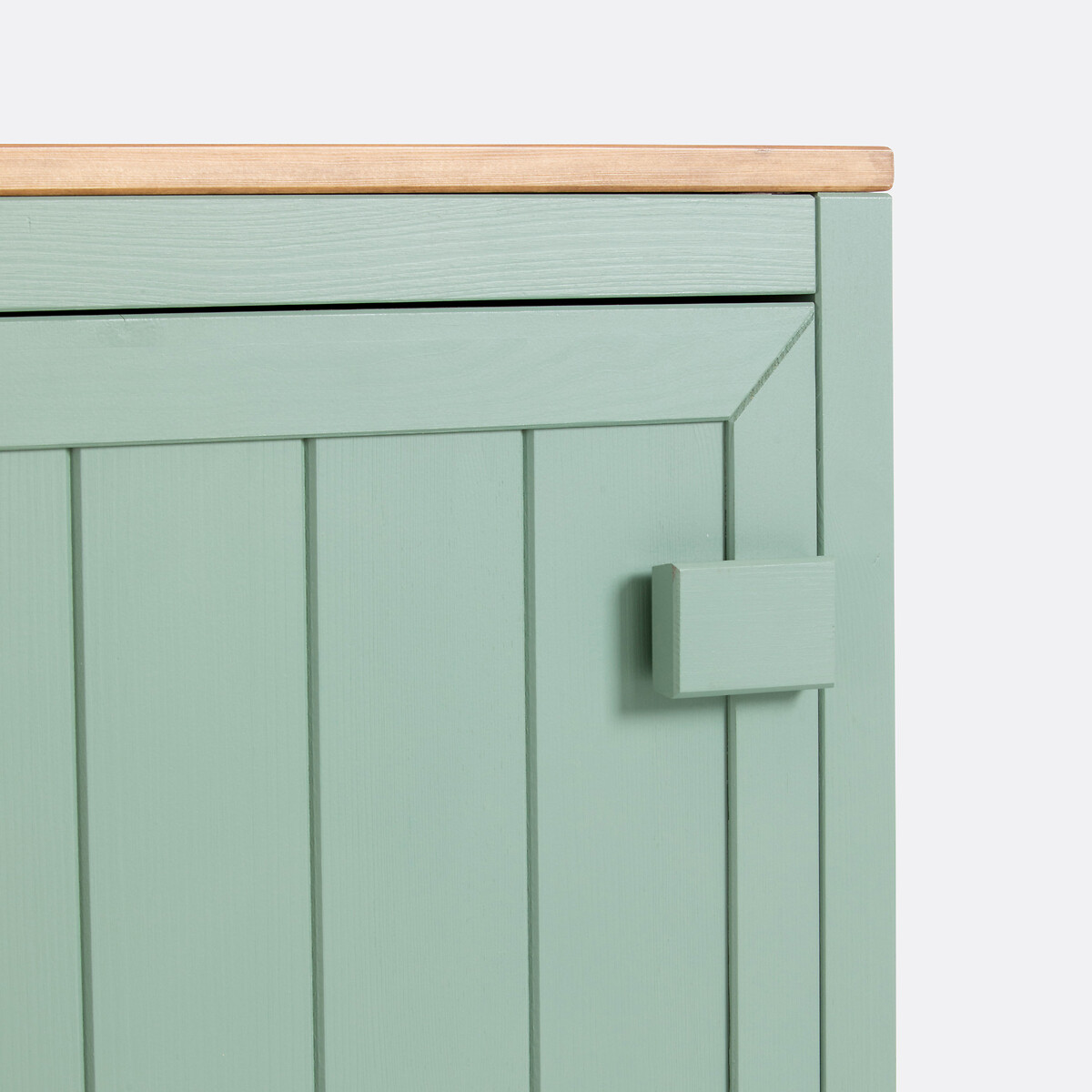Carlos Solid Pine Kitchen Island green/natural, LA REDOUTE INTERIEURS