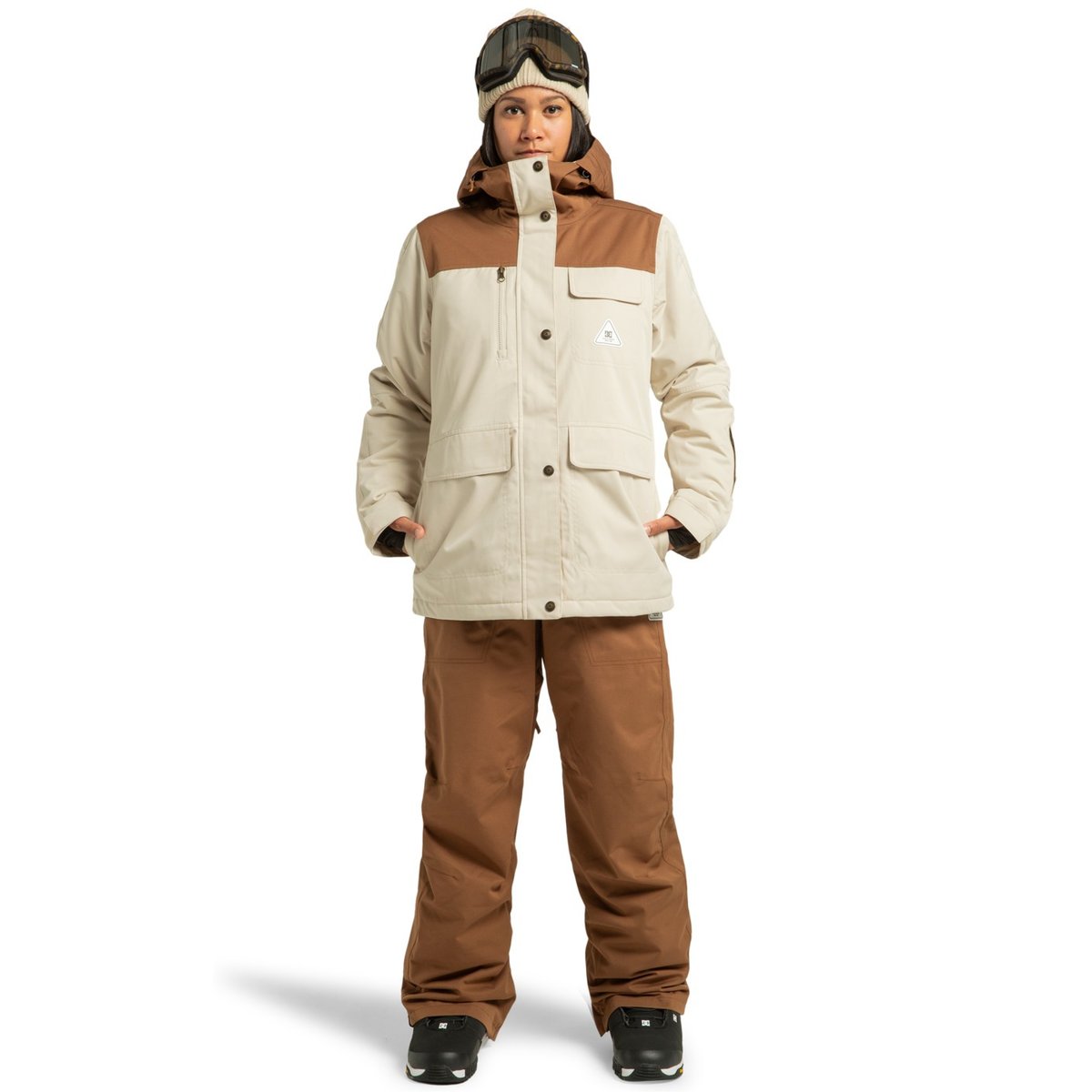 DC Shoes Technical Outerwear|Technical Jackets Femme ADJTJ03051 beige oatmeal, DC SHOES
