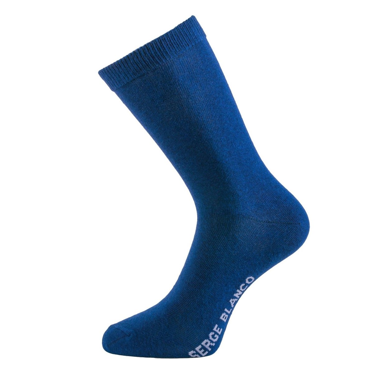 Lot De 10 Chaussettes Coton Peigné noir/bleu foncé, SERGE BLANCO