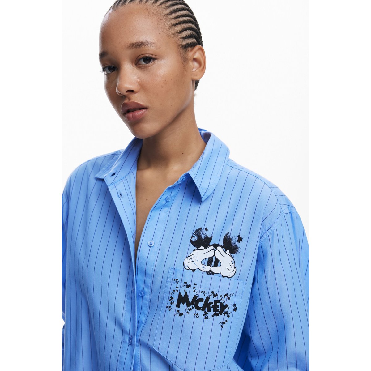 Chemise à rayures Mickey™ bleu, DESIGUAL