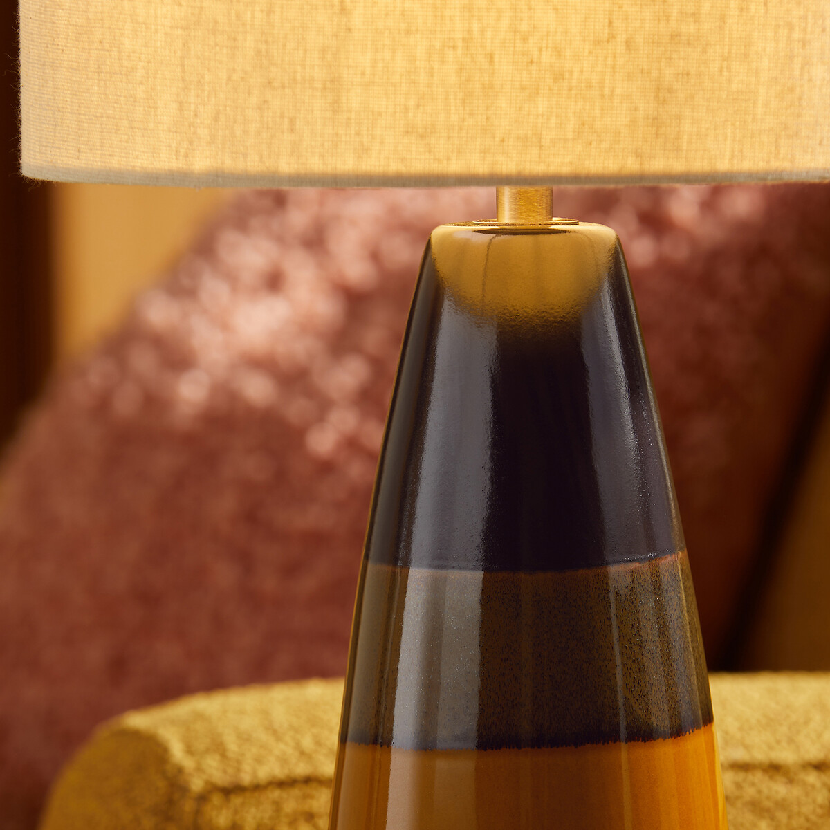 MADE.COM Vince Table Lamp brown , MADE