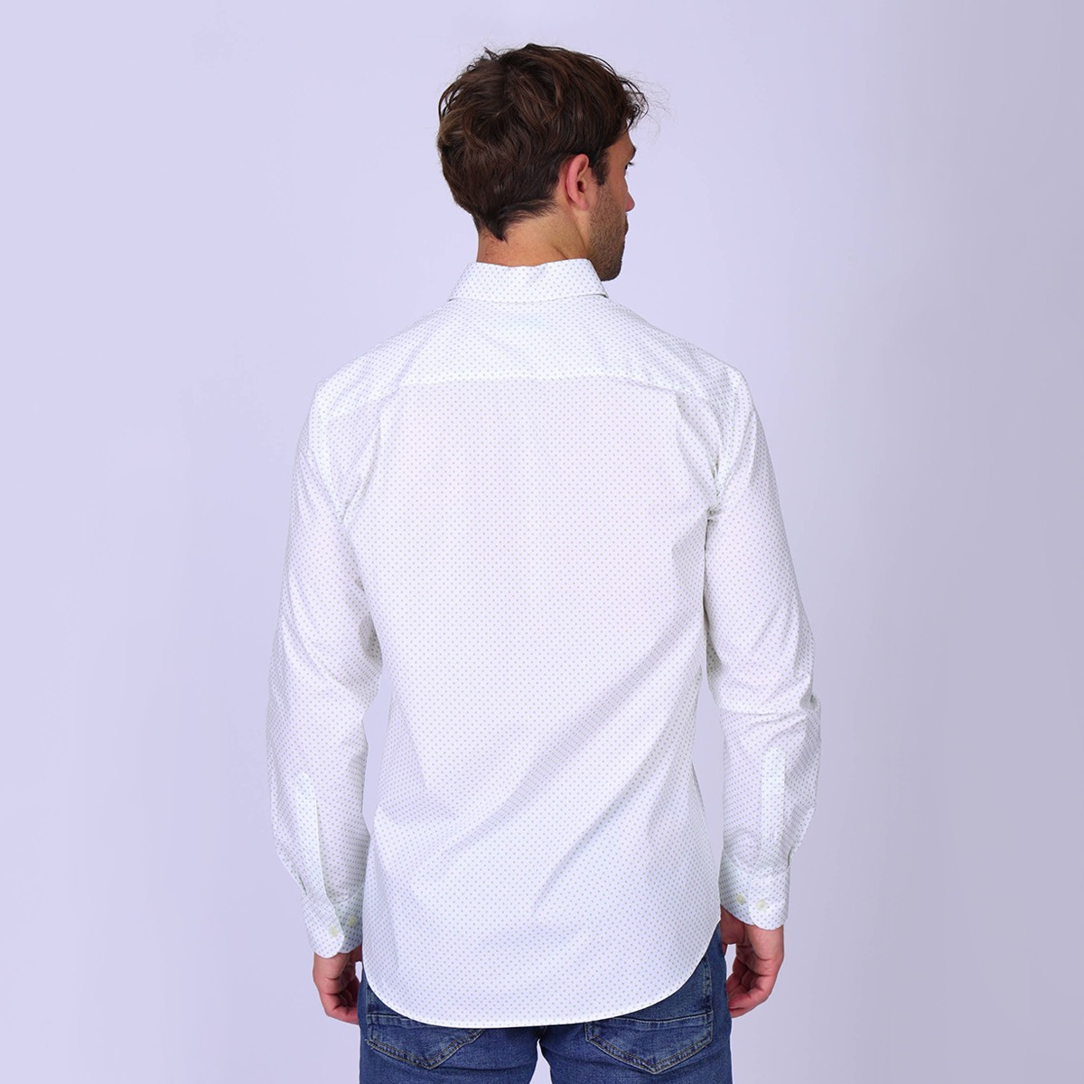 Chemise Gareth blanc, MISE AU GREEN