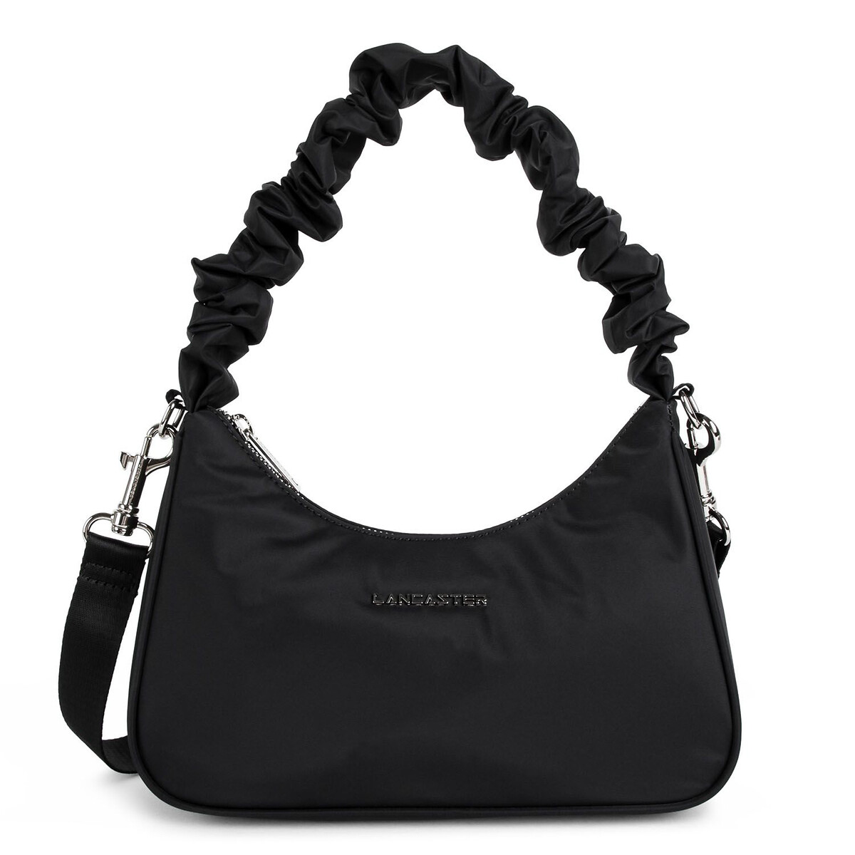 Basic Chouchou Bag with Scrunchie-Inspired Handle black, LANCASTER