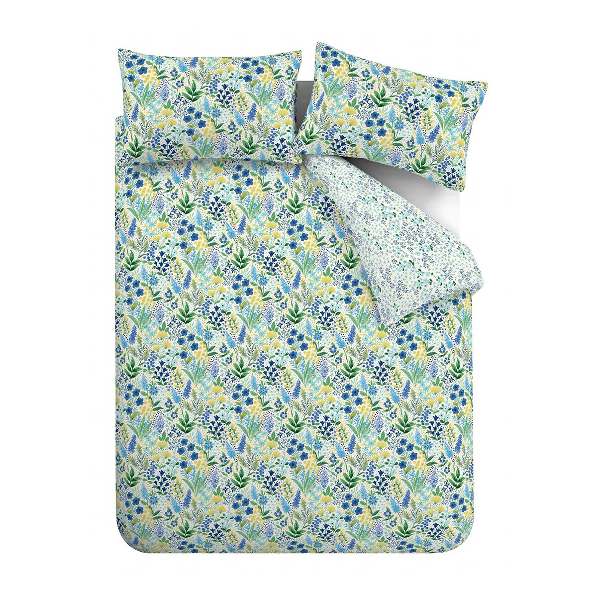 Tilly Floral Reversible Duvet Cover and Pillowcase Set blue, CATHERINE LANSFIELD