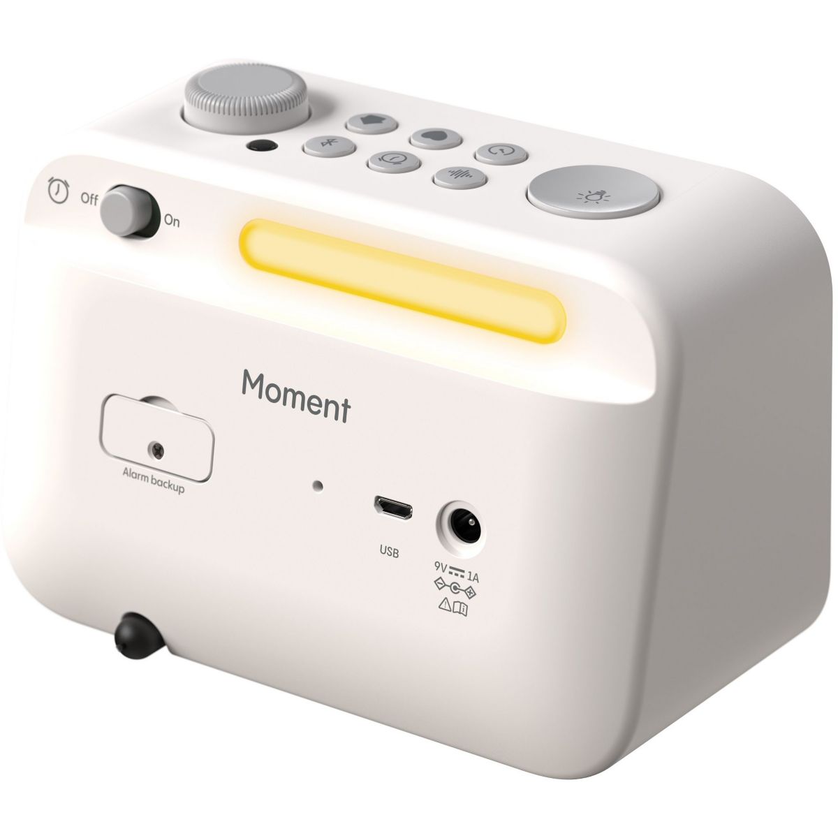 Simulateur d'aube Moment Cotton White couleur unique, PURE