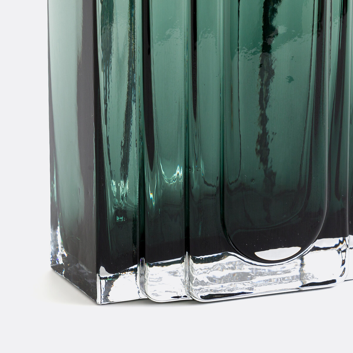 Vase en verre H25 cm, Arkenvia vert, LA REDOUTE INTERIEURS