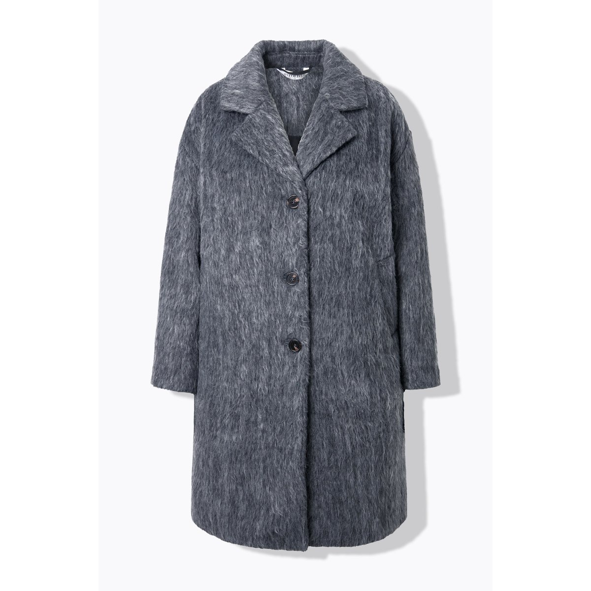 Manteau oversize chiné gris foncé, STUDIO UNTOLD