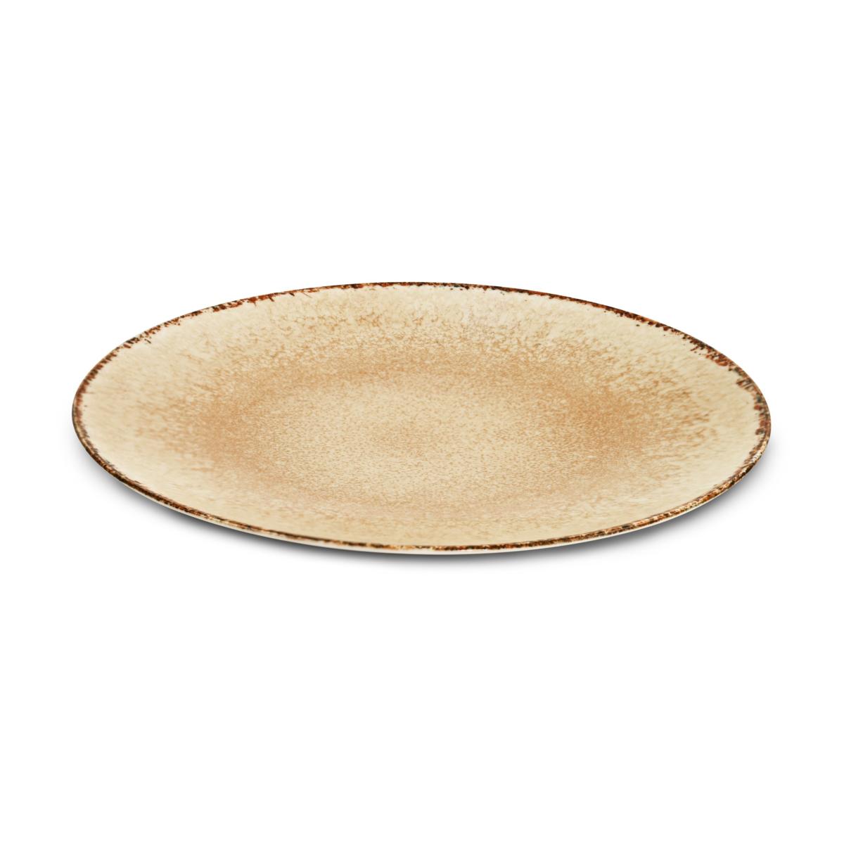 Service 18 pièces jaune en porcelaine - "Rivage Azur" couleur unique, LAGUIOLE CUISSON