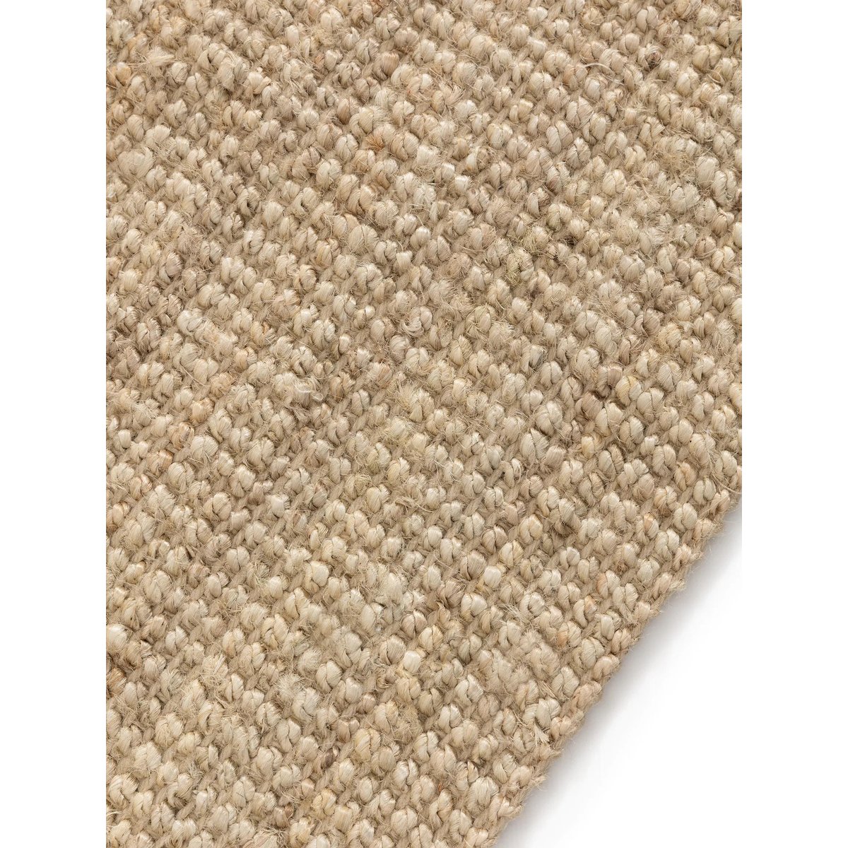 Tapis de jute tissé main SVEA crème, BENUTA
