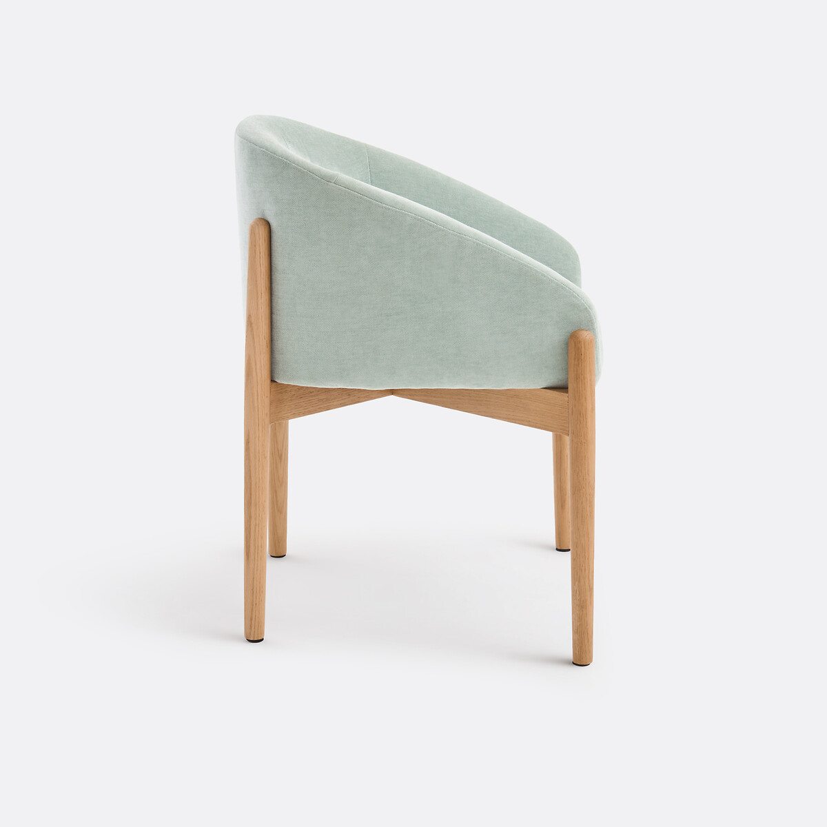 Fauteuil de table en tissu texturé, BECA céladon, LA REDOUTE INTERIEURS