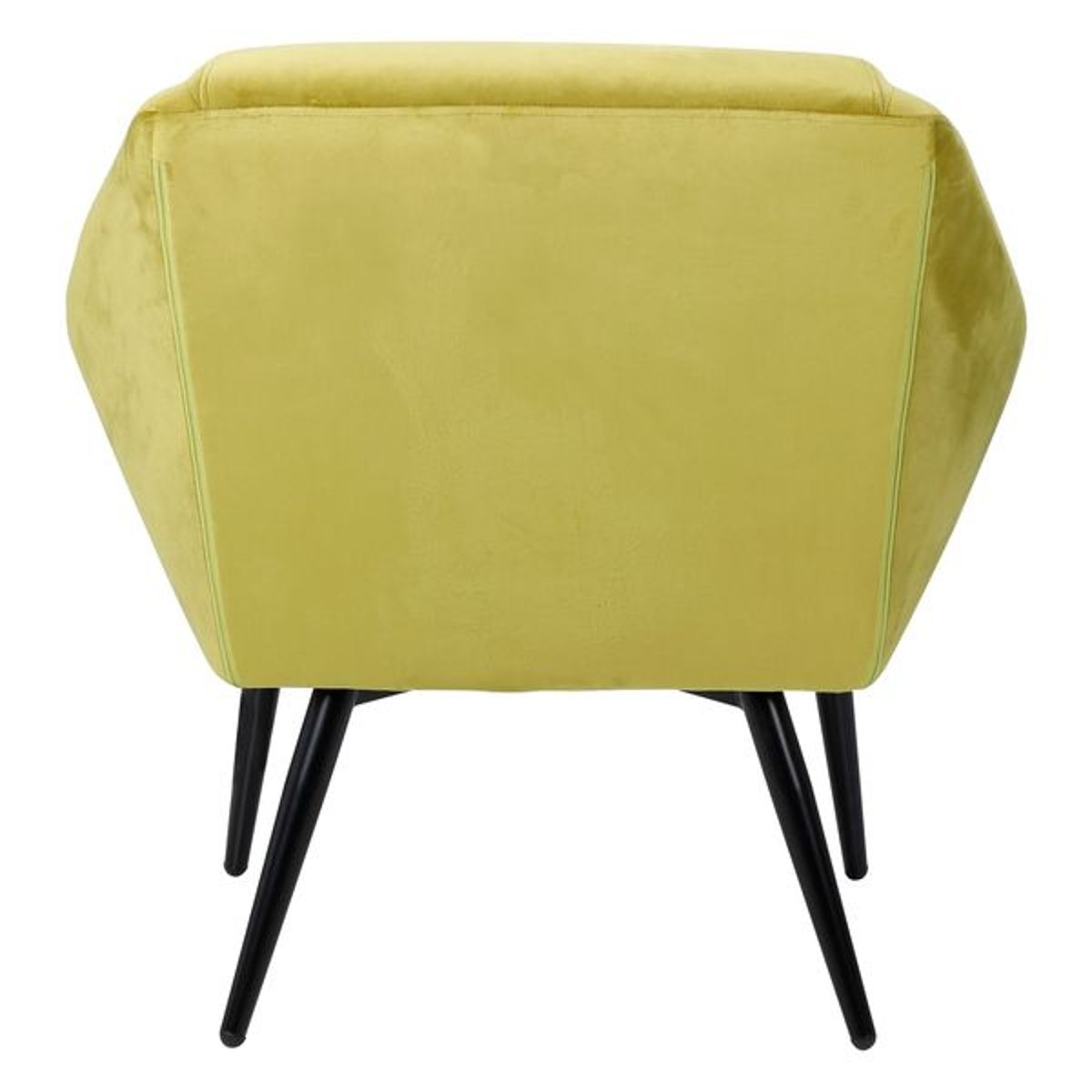 Fauteuil velours ocre, ZAGO
