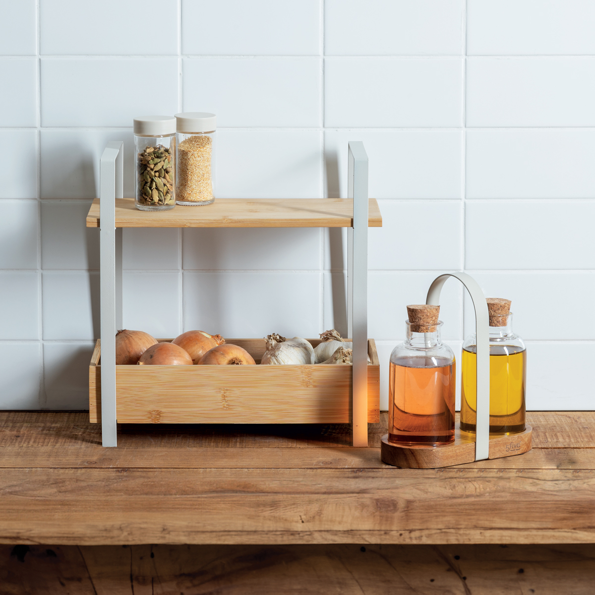 Etagère cube ORDERA beige, 5FIVE SIMPLY SMART