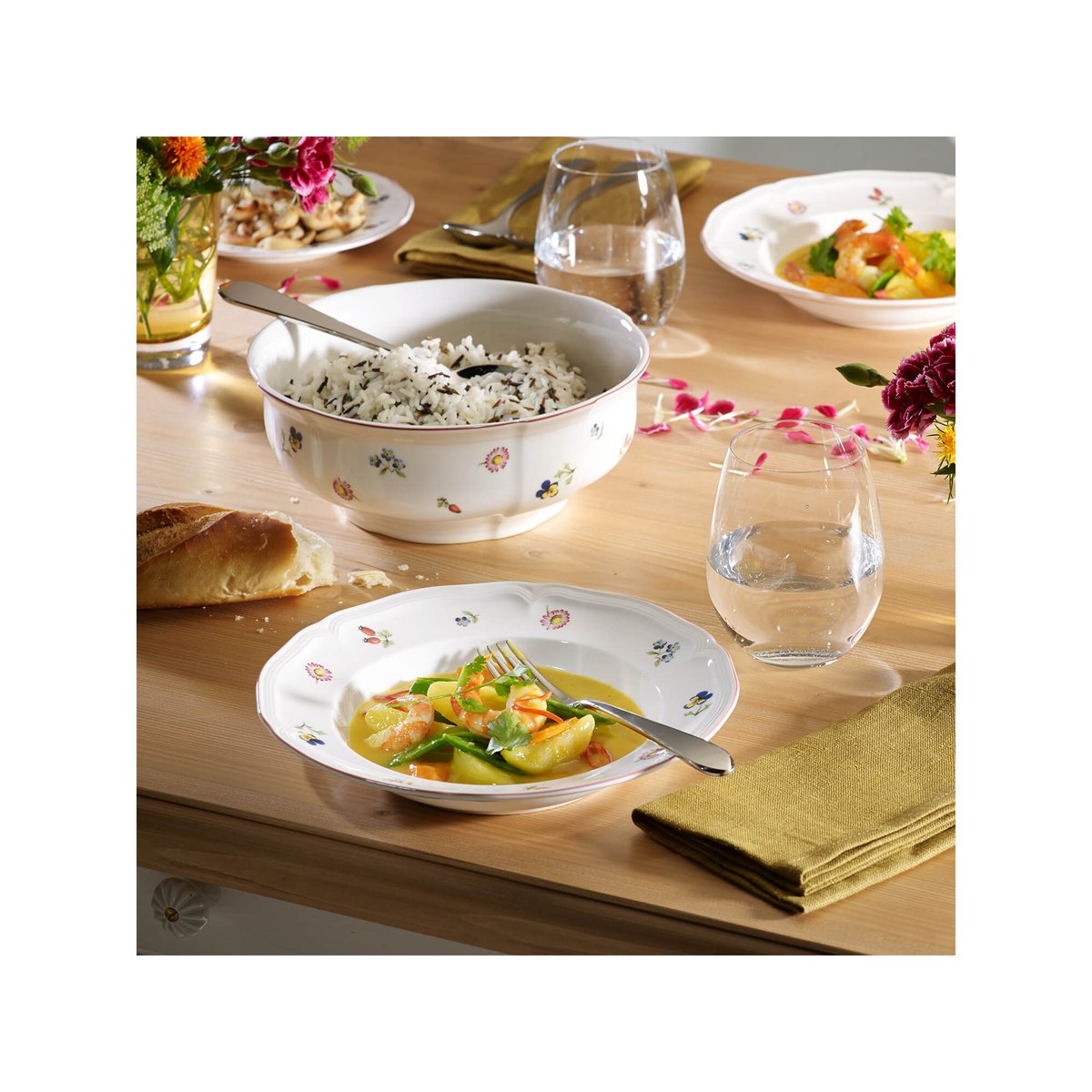 Assiette Creuse PETITE FLEUR blanc, VILLEROY & BOCH