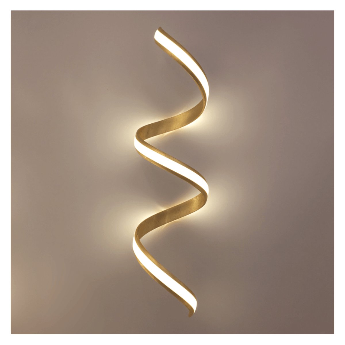 Applique / Plafonnier contemporain - MILLENIUM doré, KOSILUM