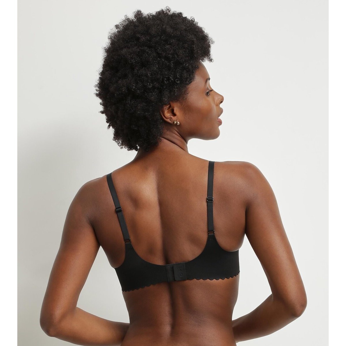 Reggiseno con spalline larghe Body Touch nero , DIM