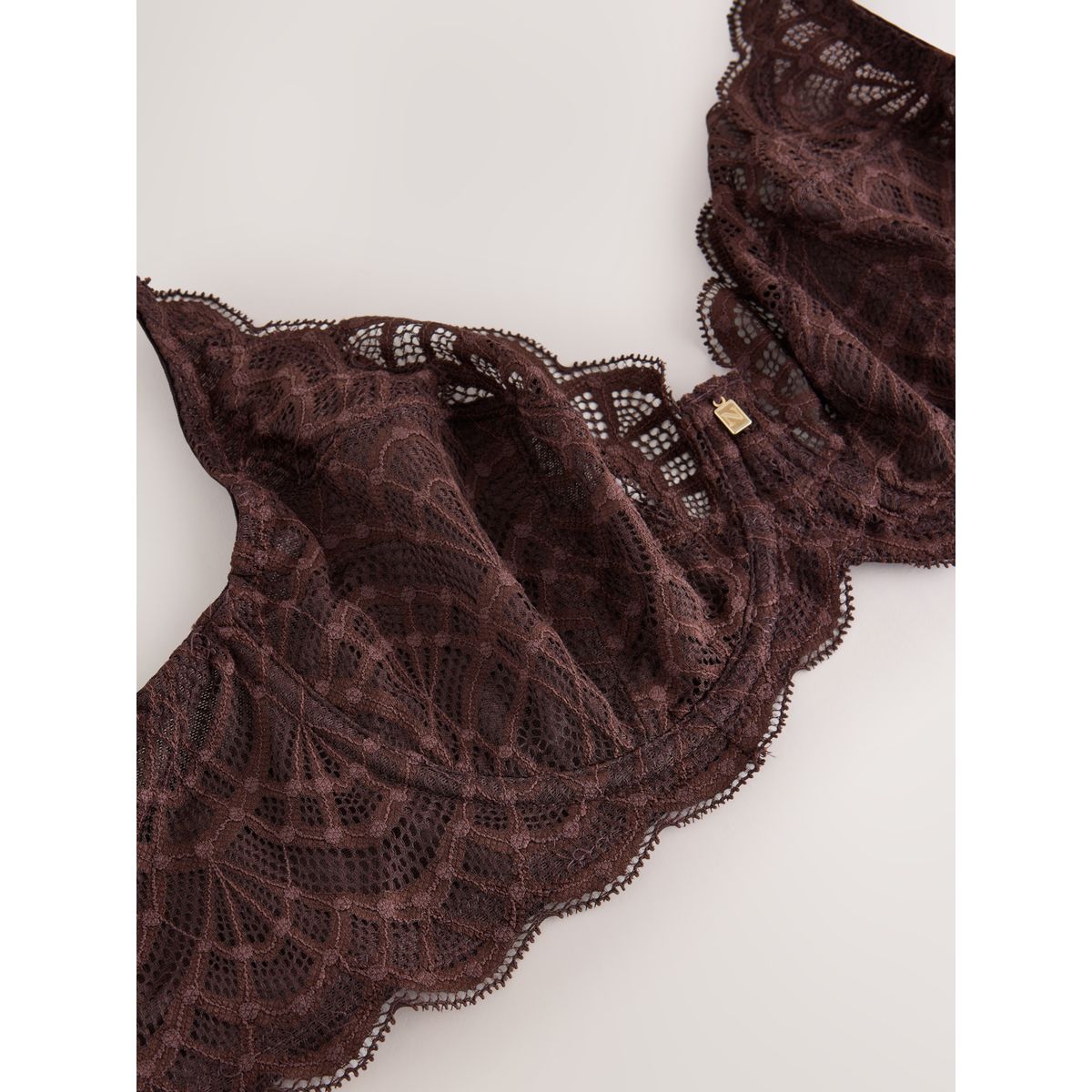 Soutien-gorge en dentelle marron chocolat, NEXT