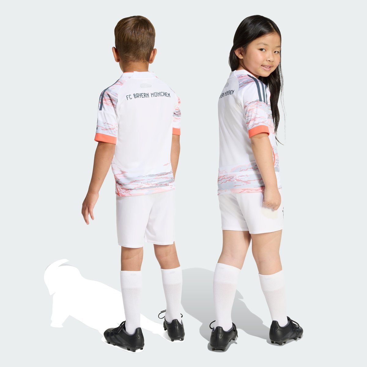 Mini Kit Extérieur Fc Bayern 25/26 Enfants Mini Kit Extérieur Fc Bayern 25/26 Enfants white, adidas Performance