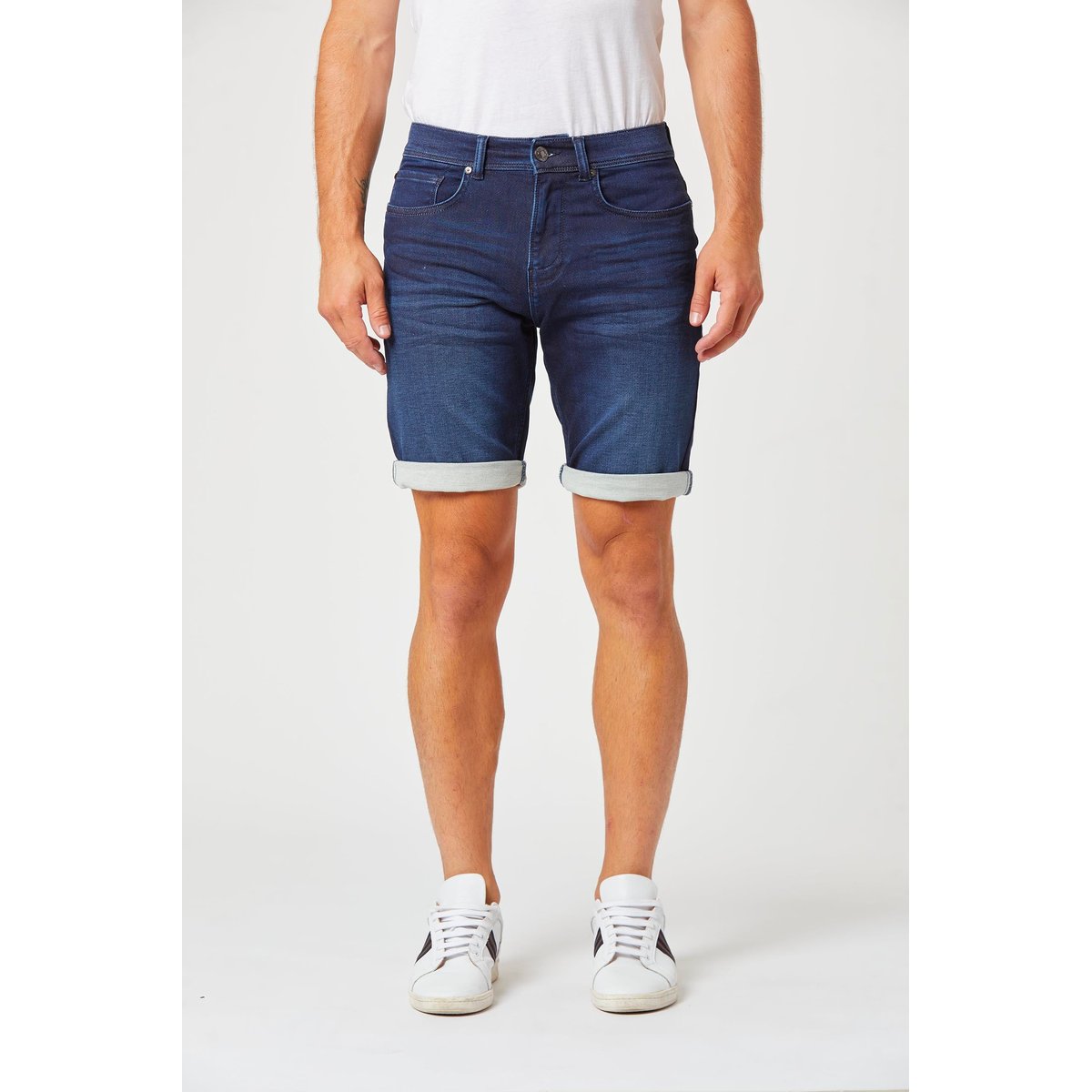 Short coton regular NANOT bleu, LEE COOPER