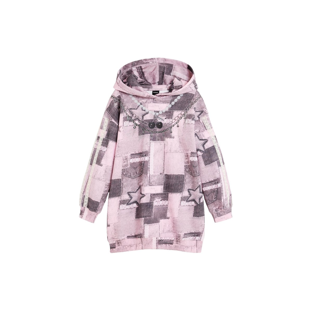 Robe-sweat étoile rouge, DESIGUAL