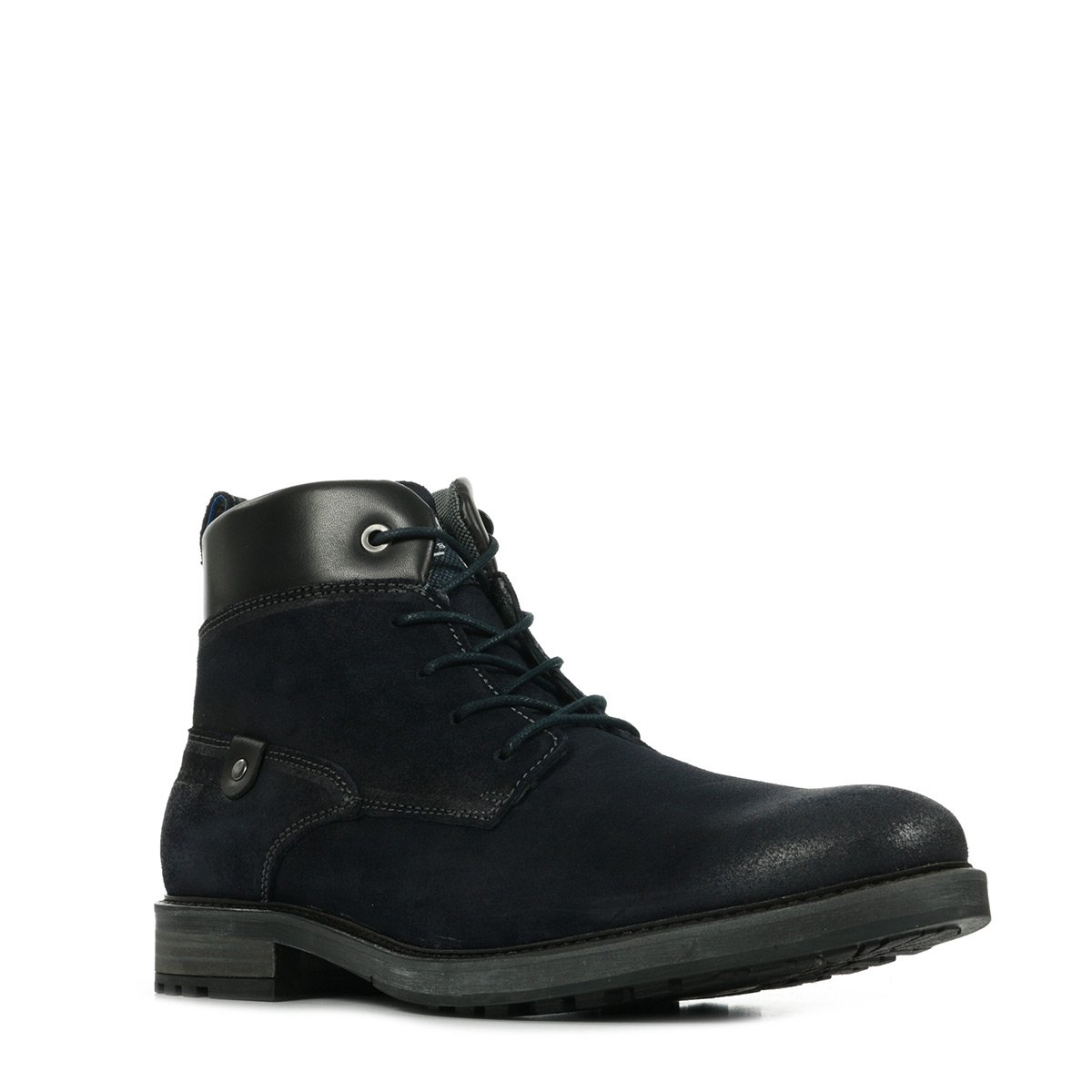 Boots croûte velours AUTOMAT marine+noir, REDSKINS