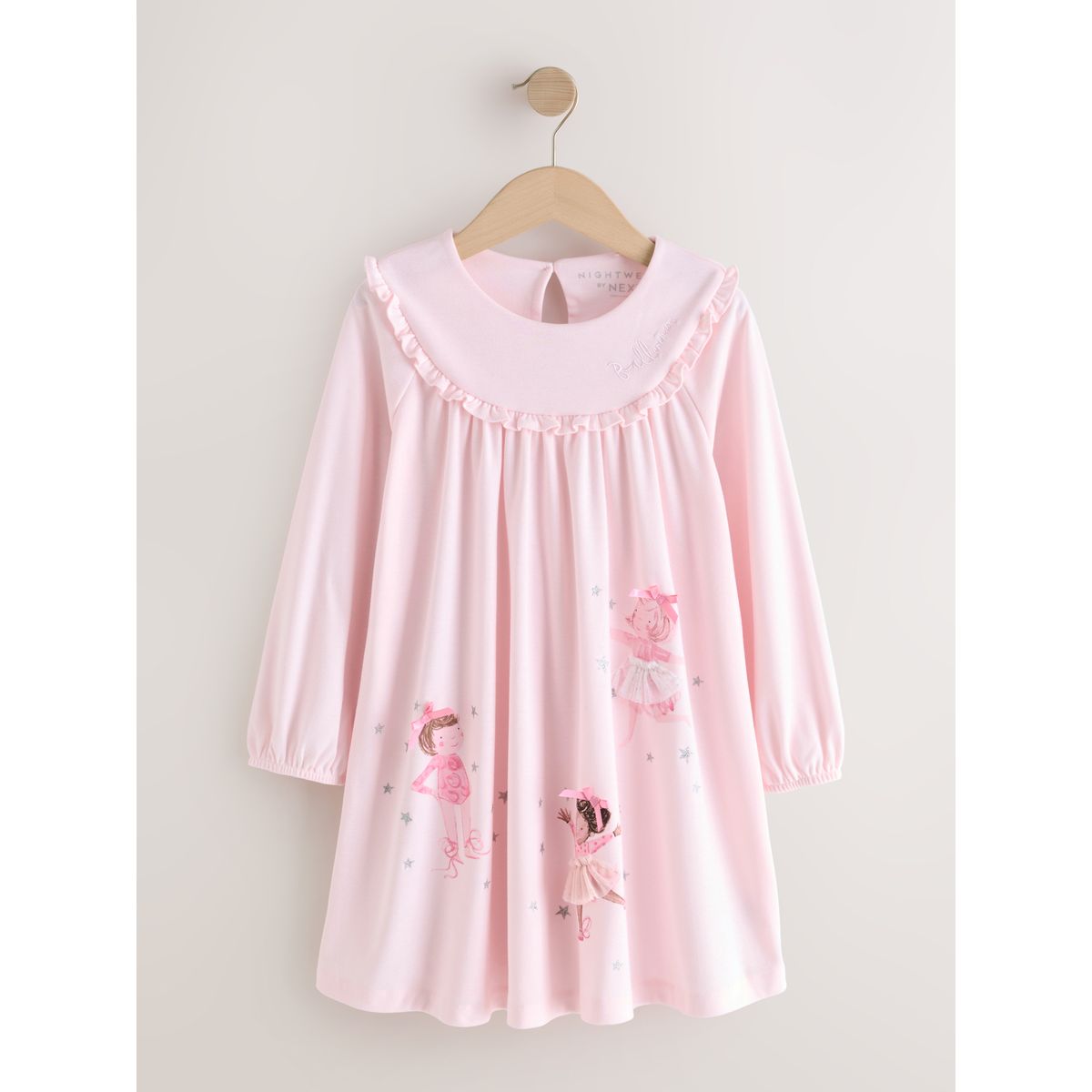 Chemise de nuit souris, lot 2 ballerine blanche/rose, NEXT