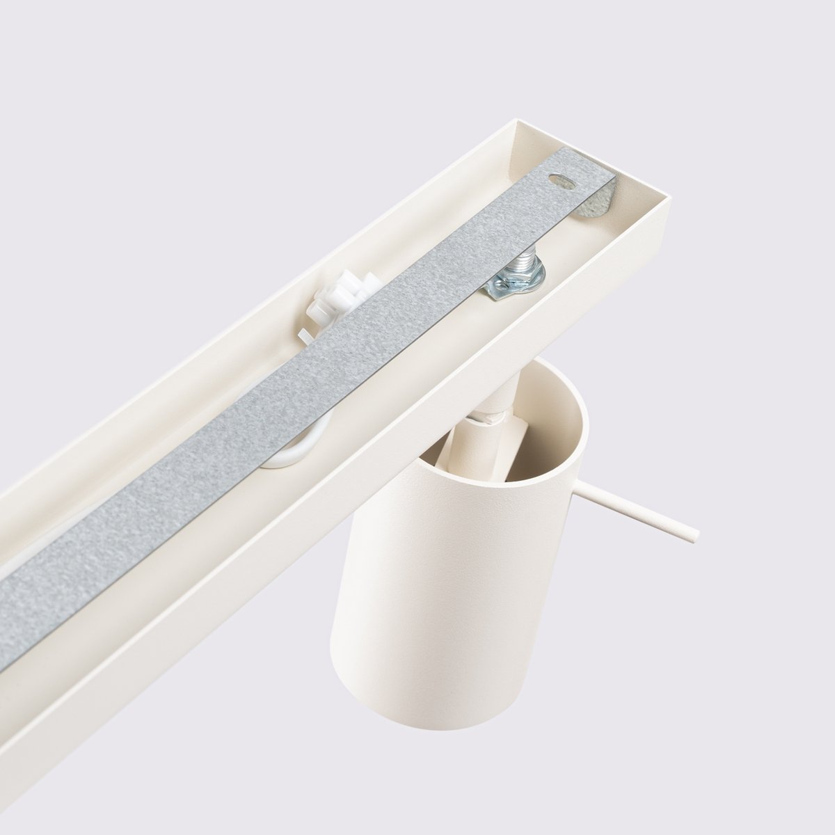 Plafonnier Acier Beige GU10 4 Ring beige, EDEN
