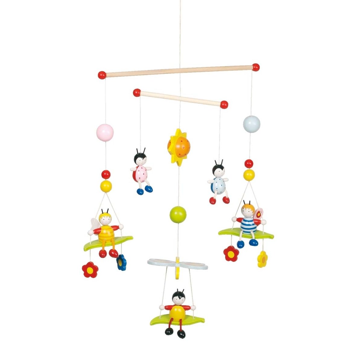Mobile des petits insectes beige, GOKI