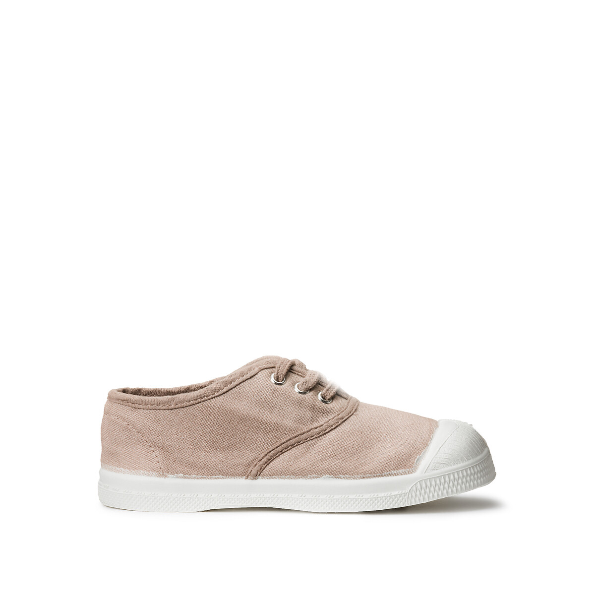 Tennisschoenen met veters beige , BENSIMON