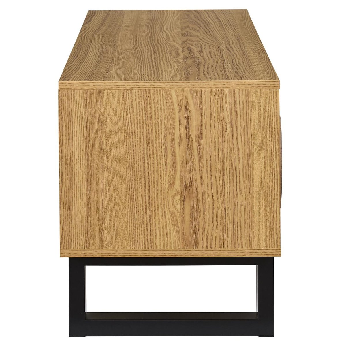 Meuble TV 2 portes et 2 niches CALYPSO beige, THE HOME DECO FACTORY