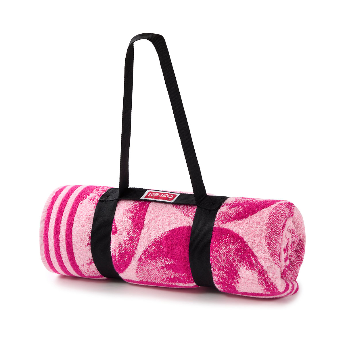 Serviette de plage en coton, K APPLE pink, KENZO HOME