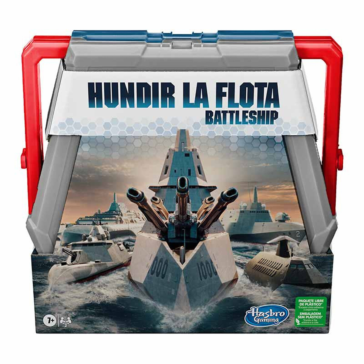 Jogo "Batalha Naval afundar a frota", HASBRO vermelho/camel, HASBRO