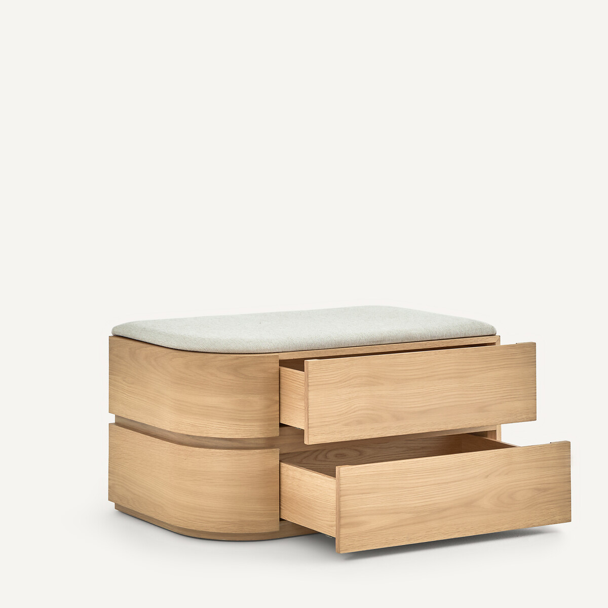 Mueble bajo para armario modular en chapa de roble, EVORIA natural, AM.PM