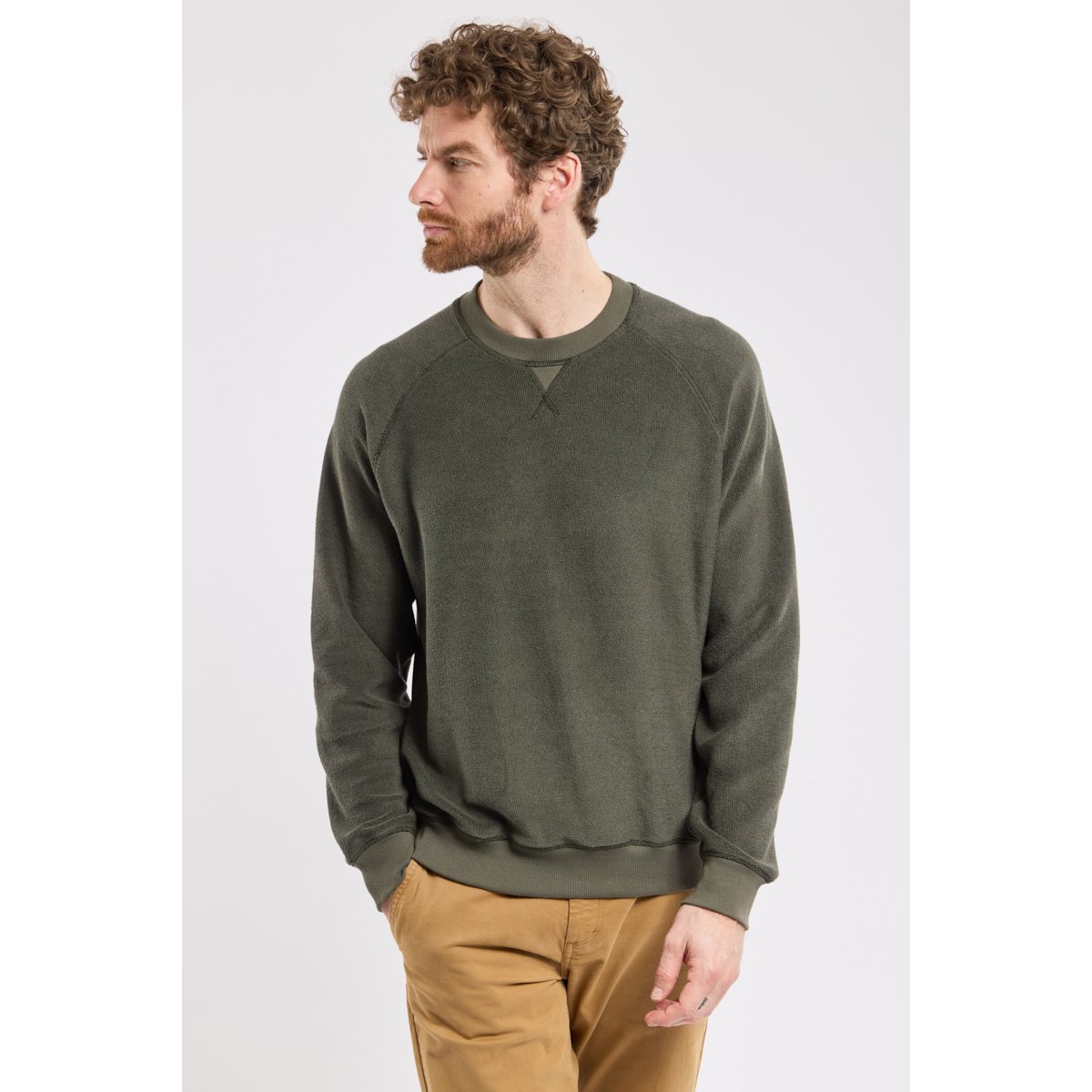 Sweat manches raglan - coton chiméra, ARMOR-LUX