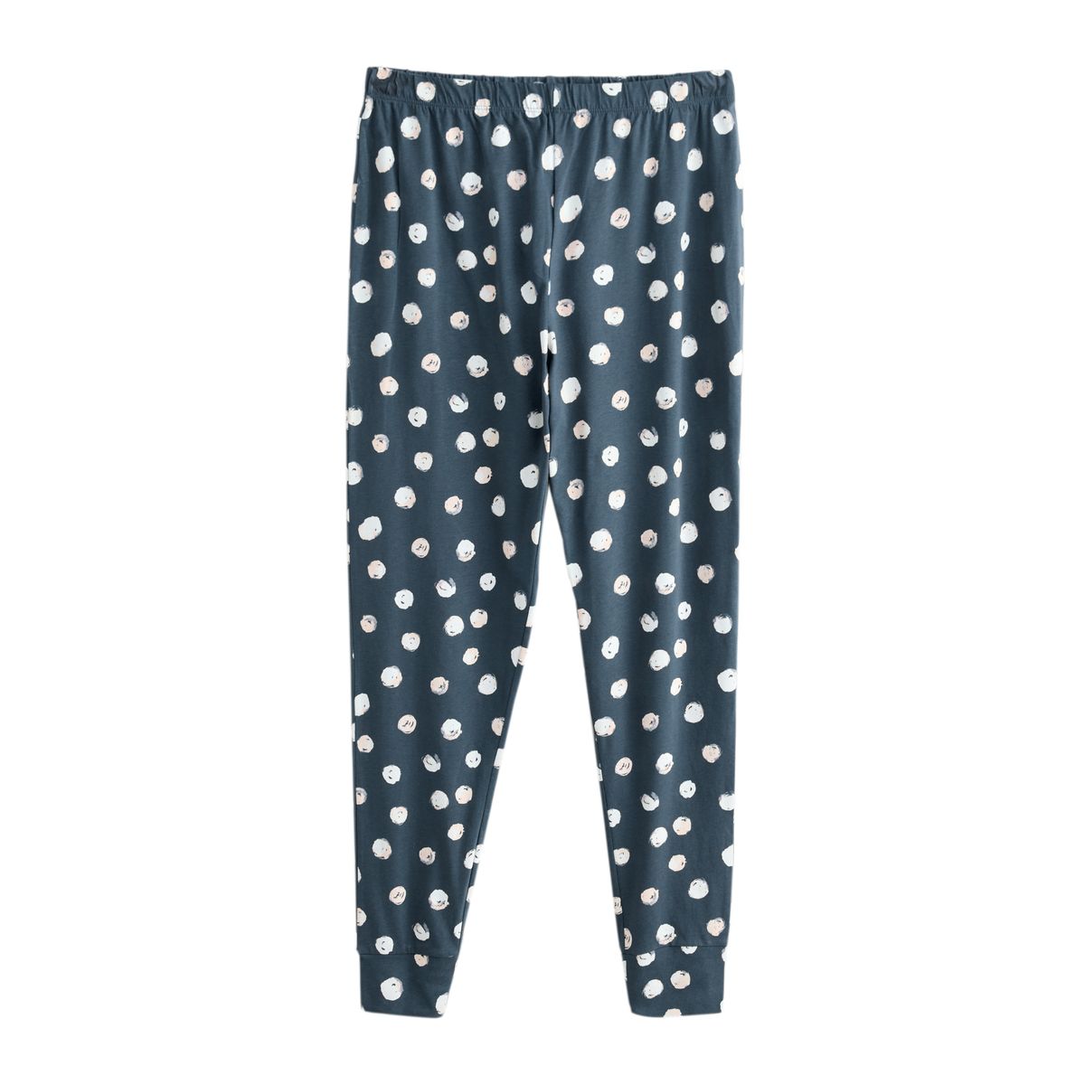 Pyjama à manches longues bleu marine à pois, NEXT