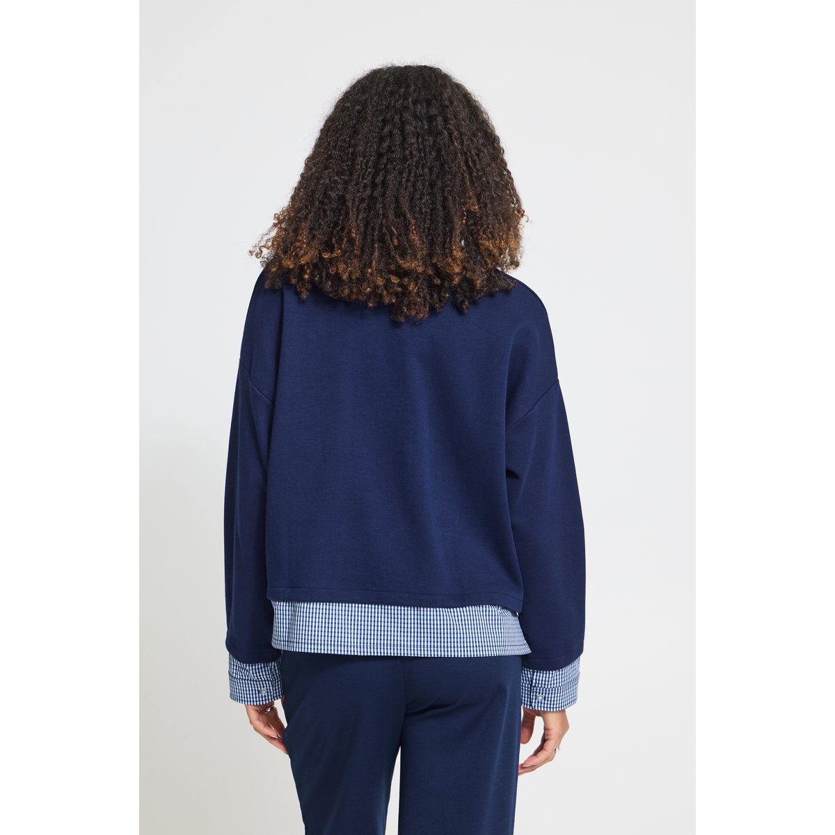 Pull sweat bleu maritime blue, ICHI