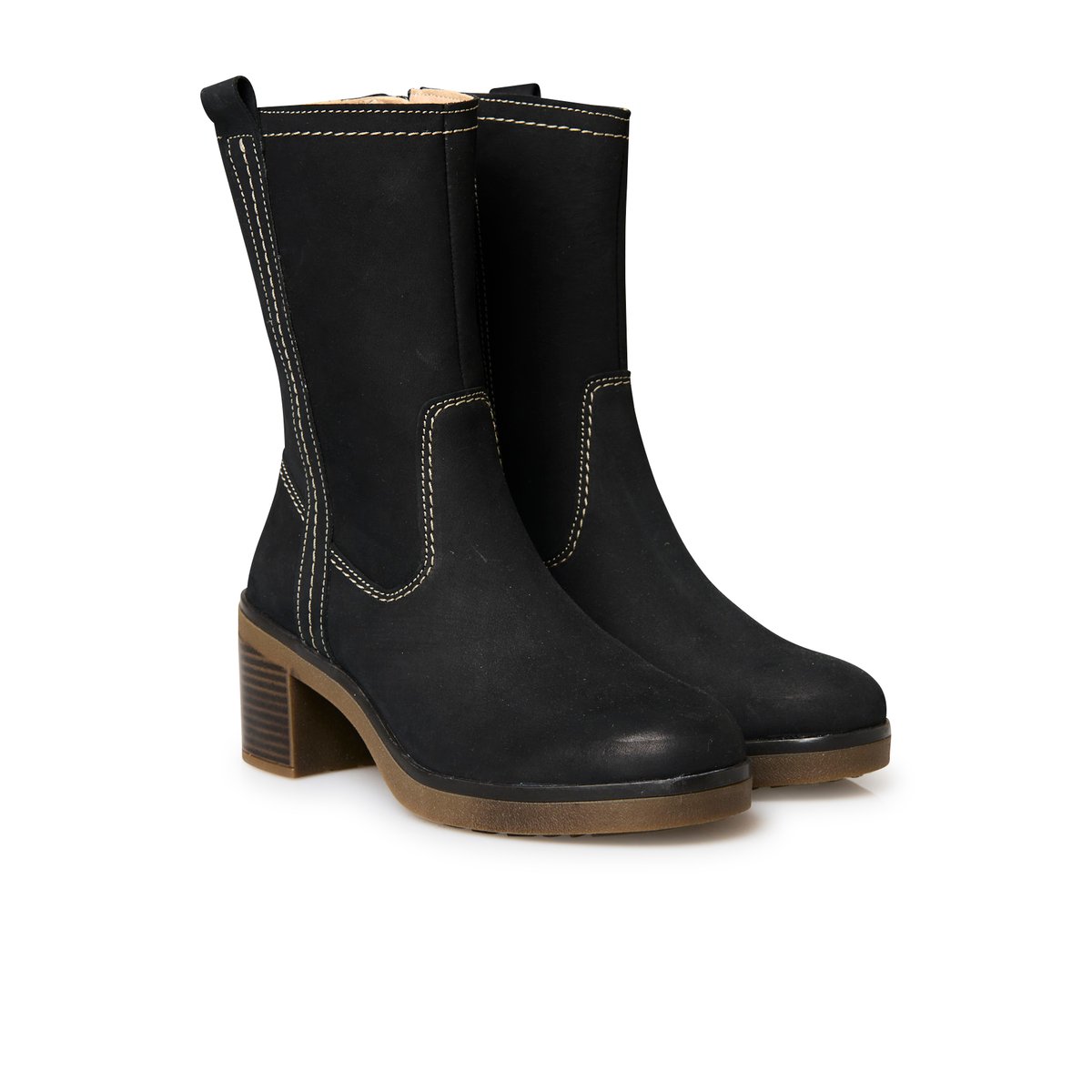 Boots hautes semelle amovible noir, PEDICONFORT
